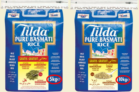 Offre épices riz basmati Tilda