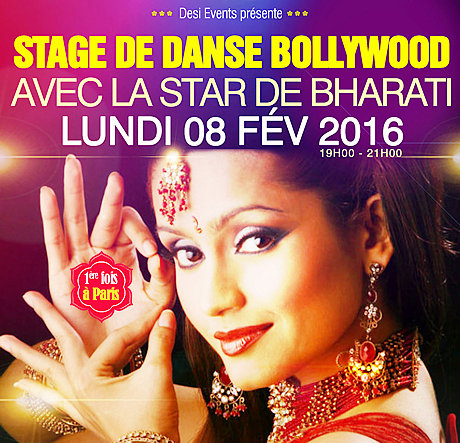 Stage de danse Bollywood avec Bhavna Pani